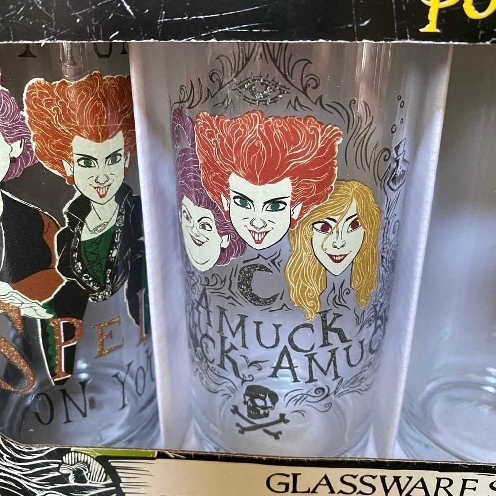 Disney Hocus Pocus Glassware Set